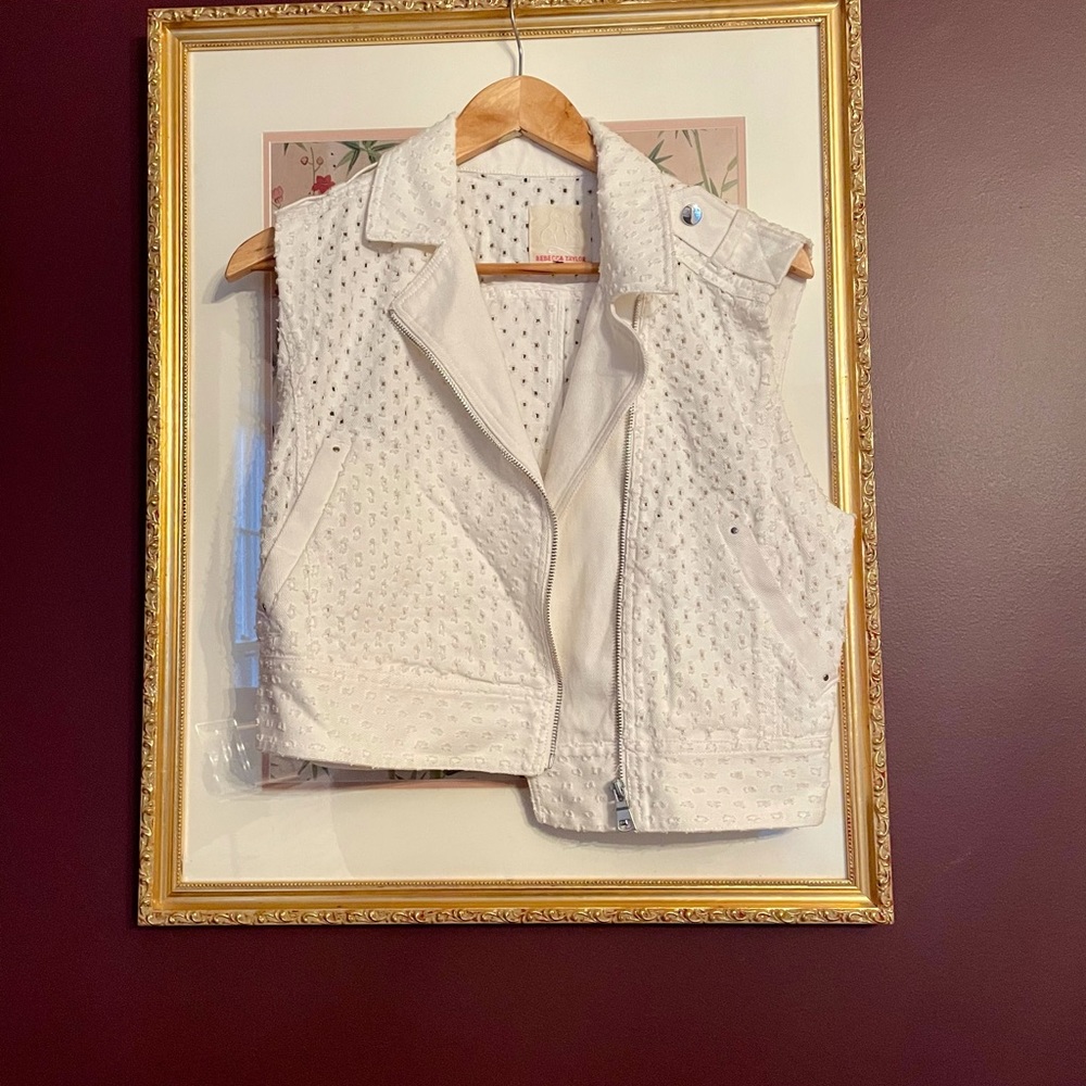 Rebecca Taylor moto vest